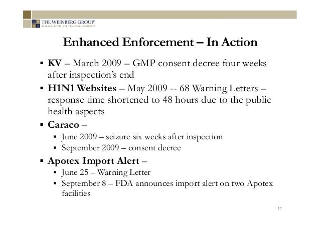 enforcement inadequate perils