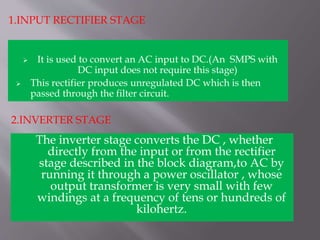 Switched Mode Power Supply (BEEE).pptx | Consumer Electronics ...