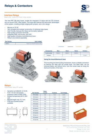 Switches Plus Components Electrical Solutions 2018 | PDF