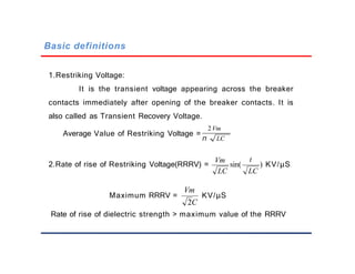 Rrrv Graph Switchgear Analysis Power system 2 topic | PDF