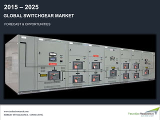 GLOBAL SWITCHGEAR MARKET
FORECAST & OPPORTUNITIES
2015 – 2025
MARKET INTELLIGENCE . CONSULTING
www.techsciresearch.com
 