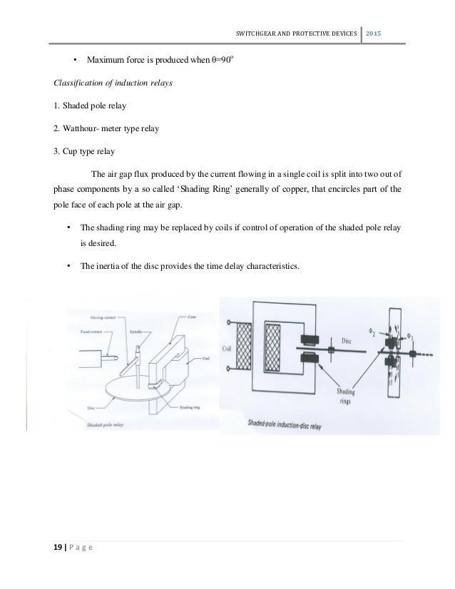 Switch Gears & Protective Devices Lecture Notes