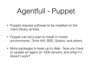 Switching from Puppet to Ansible | PDF
