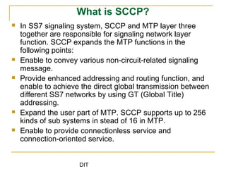Scpp Telecom Switching systems lecture4 | PPT