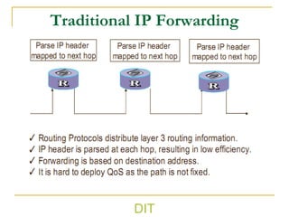 Traditional IP Forwarding
DIT
 