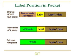 Label Position in Packet
DIT
 