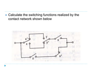 Switching theory and logic design. | PPTX