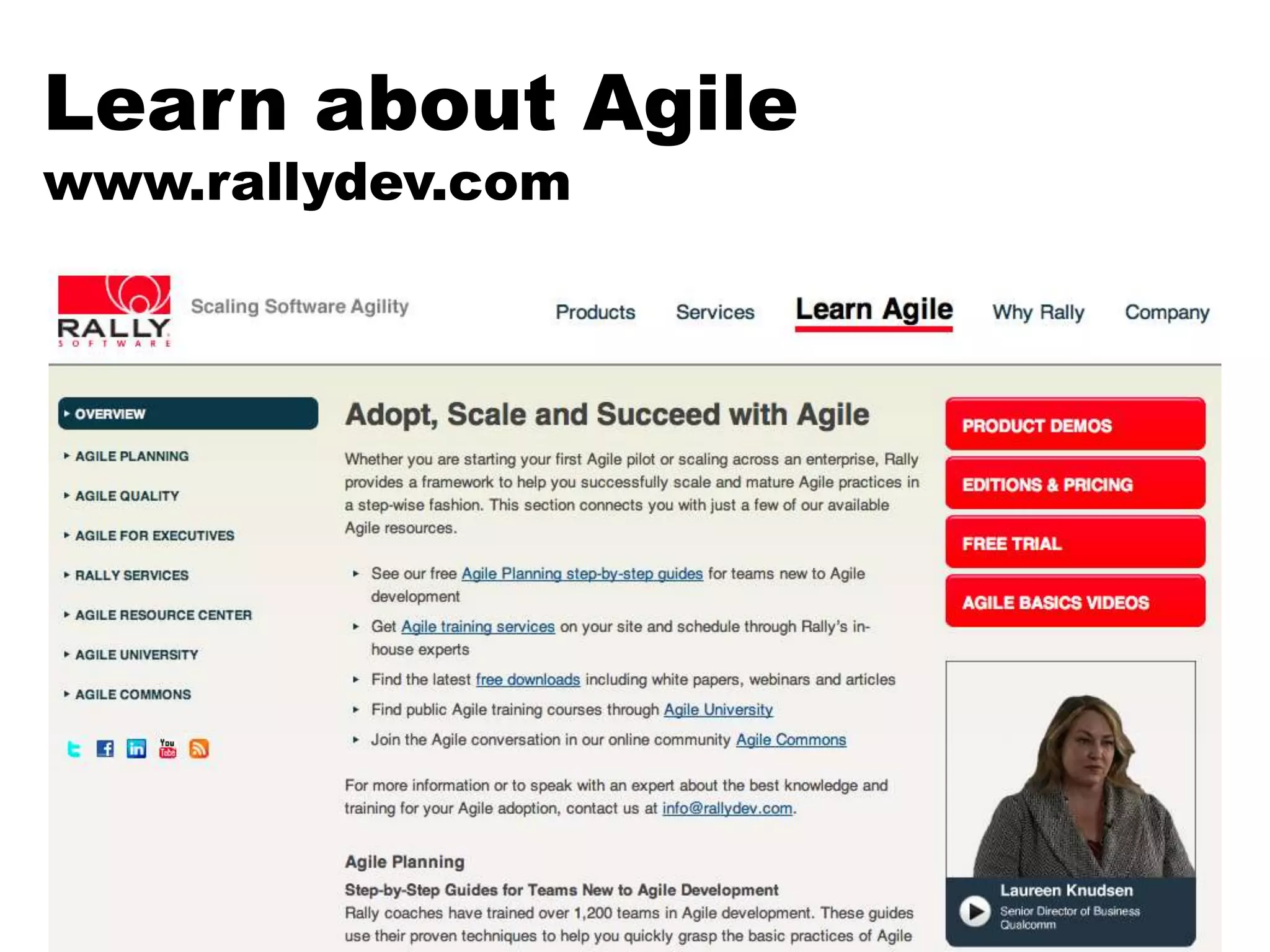 Learn about Agilewww.rallydev.com