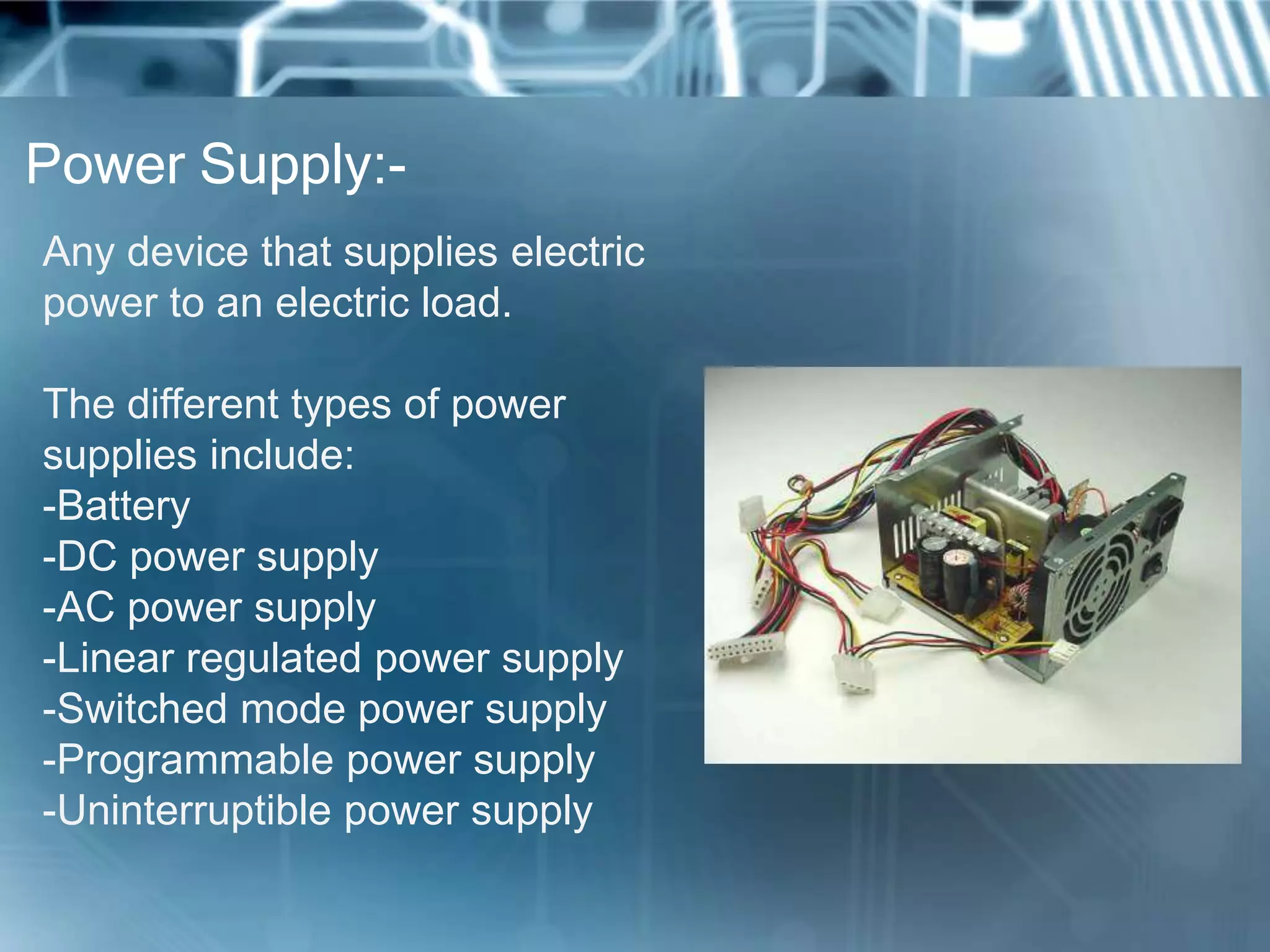 Switch mode power supply | PPTX