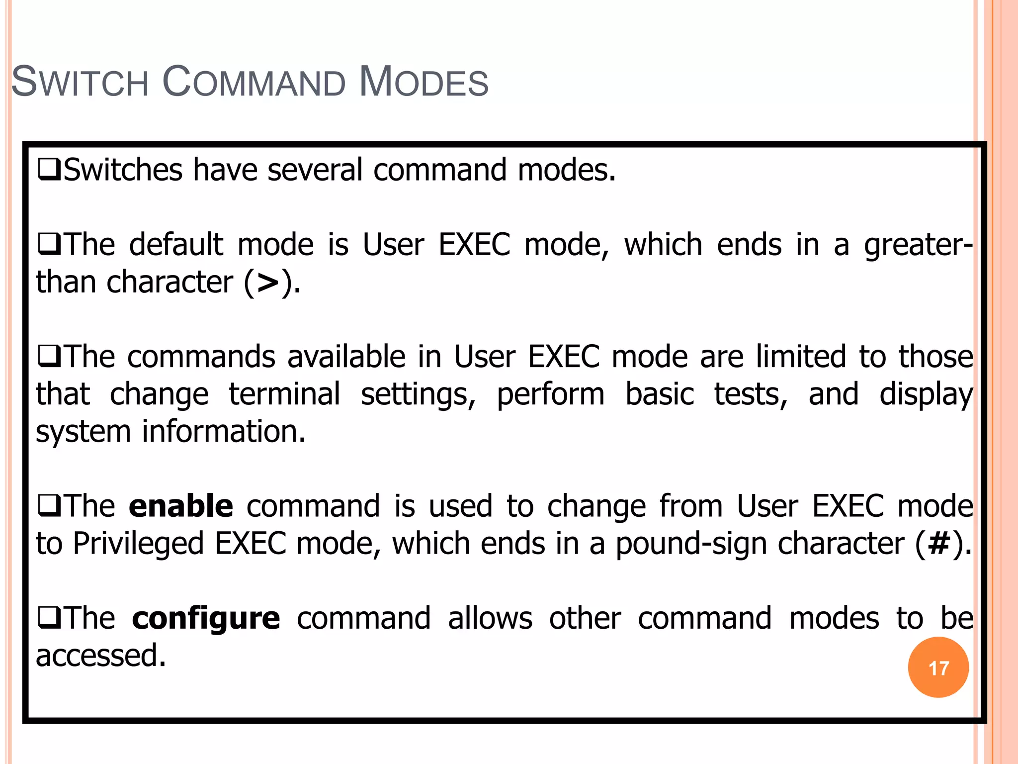 Switch caches the MAC address of station D to port E3 by learning the source address of data frames.