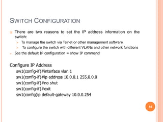 The frame from station D to station C is flooded out to all ports except port E3 (unknown unicasts are flooded).Filtering Frames10Station A sends a frame to station C.