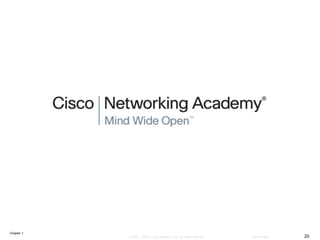 Chapter 1
20© 2007 – 2016, Cisco Systems, Inc. All rights reserved. Cisco Public
 