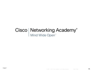 Chapter 7
55© 2007 – 2016, Cisco Systems, Inc. All rights reserved. Cisco Public
 