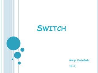 SWITCH
Maryi Castañeda
10-2
 