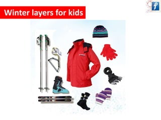 Winter layers for kids 
 