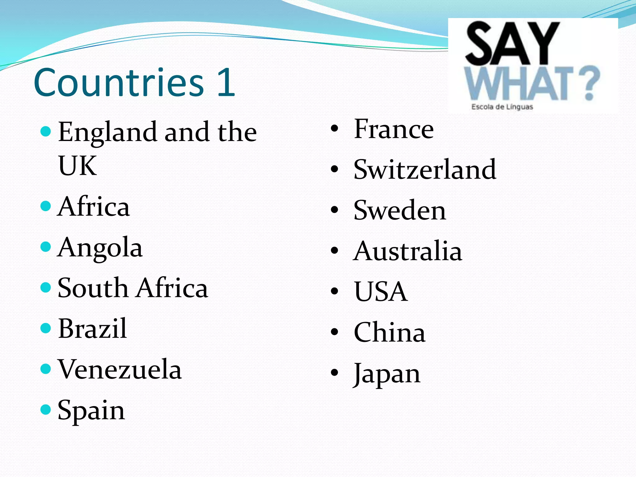 Paragraph – a group of sentences2.- Payattention to:Exceptions to the “s” rule of plurals: man-men; woman-women; foot-feet; etc.Be aware of the difference between girls, girl’s and girls’. This final particle means belonging to.Apart from the common verbs there are two important verb groups: auxiliary verbs, and phrasal verbs.