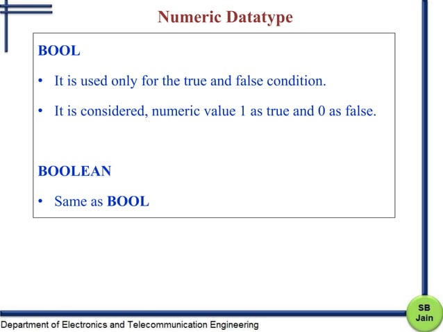 SQL SCIPY STREAMLIT_Introduction to the basic of SQL SCIPY STREAMLIT | PPT