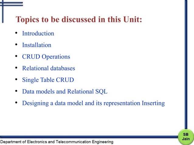 SQL SCIPY STREAMLIT_Introduction to the basic of SQL SCIPY STREAMLIT | PPT