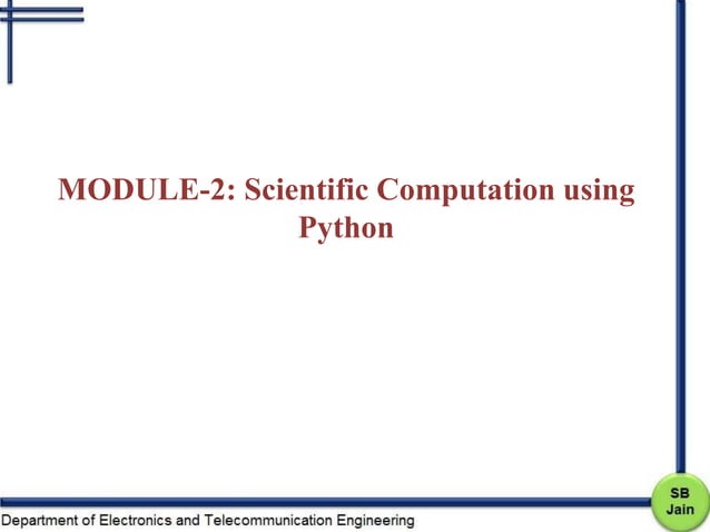 SQL SCIPY STREAMLIT_Introduction to the basic of SQL SCIPY STREAMLIT | PPT