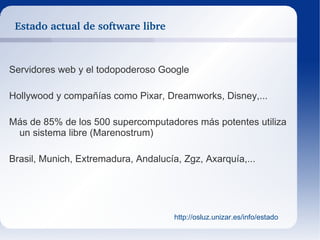 Cantidad de proyectos de software libre han sido originados a partir de proyectos universitarios o estudiantiles “ Omnibus mobilibus mobilior sapientia”  Difusión de la sabiduría  