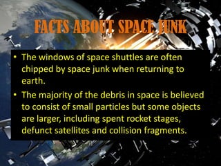 Defunct Rockets Space Waste Management | PPTX
