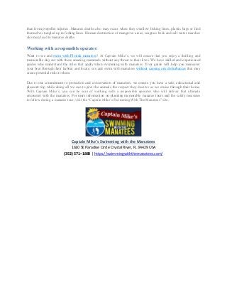 Do Manatees Have Natural Predators?