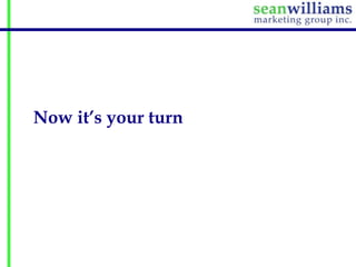 Now it’s your turn

 