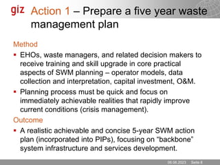 SWM in Zimbabwe - Roadmap for change (1).pptx | Environmental Services ...