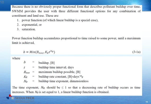 Swmm Example 4 - Water Quality | PPT