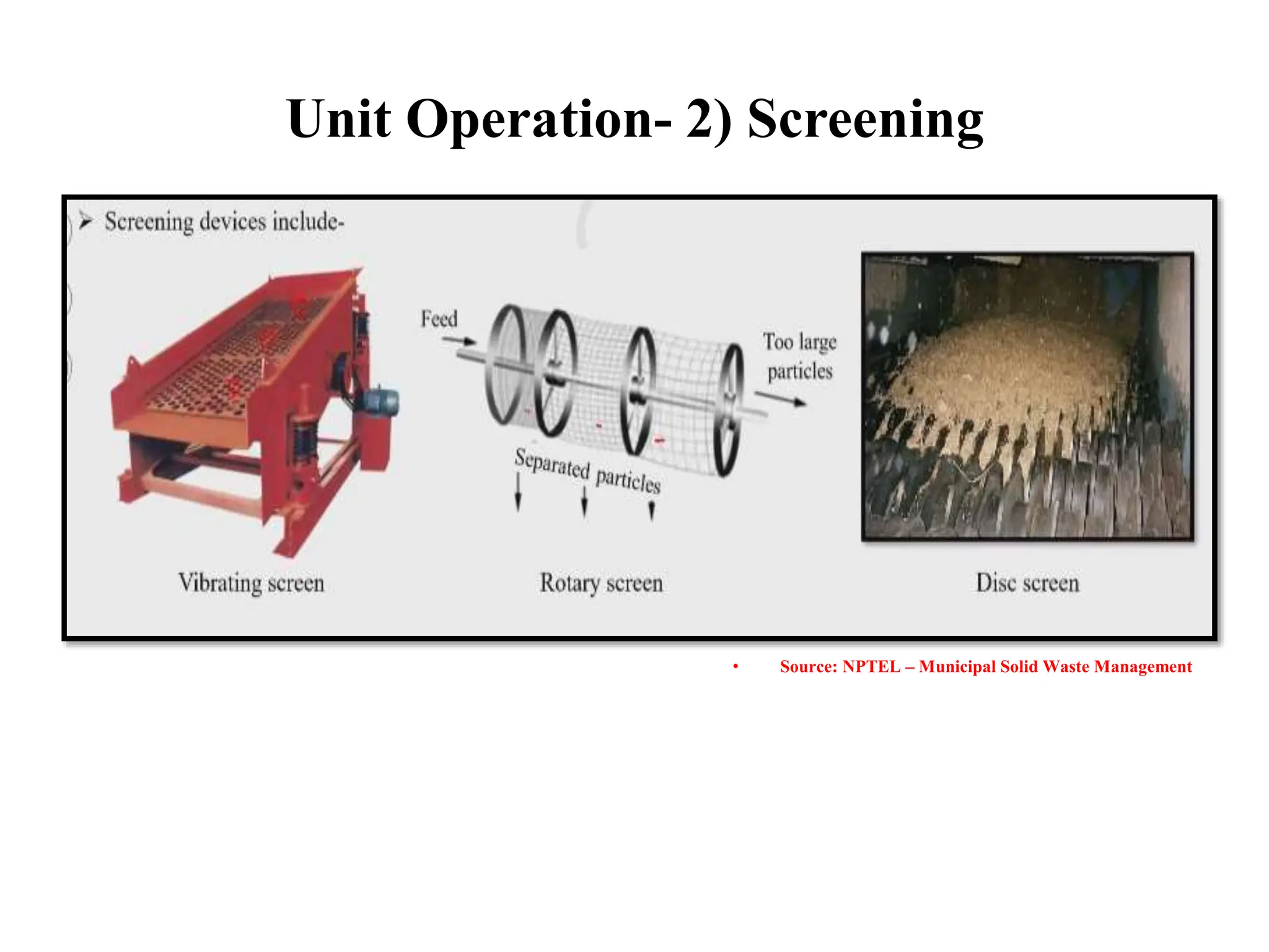 Processing Techniques and Energy Recovery (Part I)-Solid Waste ...