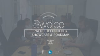 SWOICE TECHNOLOGY
SHOWCASE & ROADMAP
Ben Ahmed
CTO
SWOICE
 