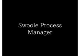 Swoole Process
Manager
 