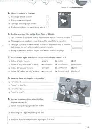 Swoosh 9 evaluation tests