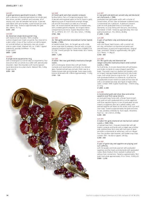 Sworders Fine Jewellery Watches And Designer Handbags 2019