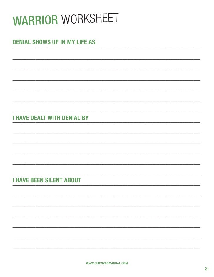SurvivorManual.com Warrior Workbook