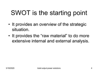Swot Analysis | PDF