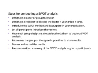 Swot Process Steps Mastering SWOT Analysis: Unlocking Strengths, Weaknesses, Opportunities ...