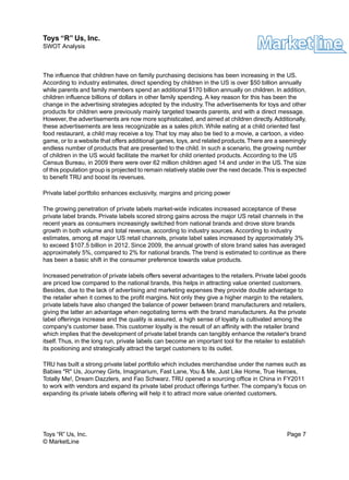 Swot analysis | PDF