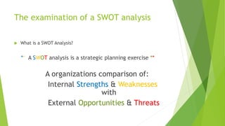 SWOT Analysis | PPTX | Business | Business and Finance