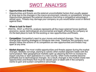 Swot analysis | PDF
