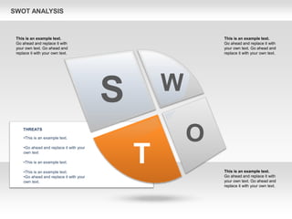 SWOT Analysis Petals Diagram (for PowerPoint and Google Slides) | PPT