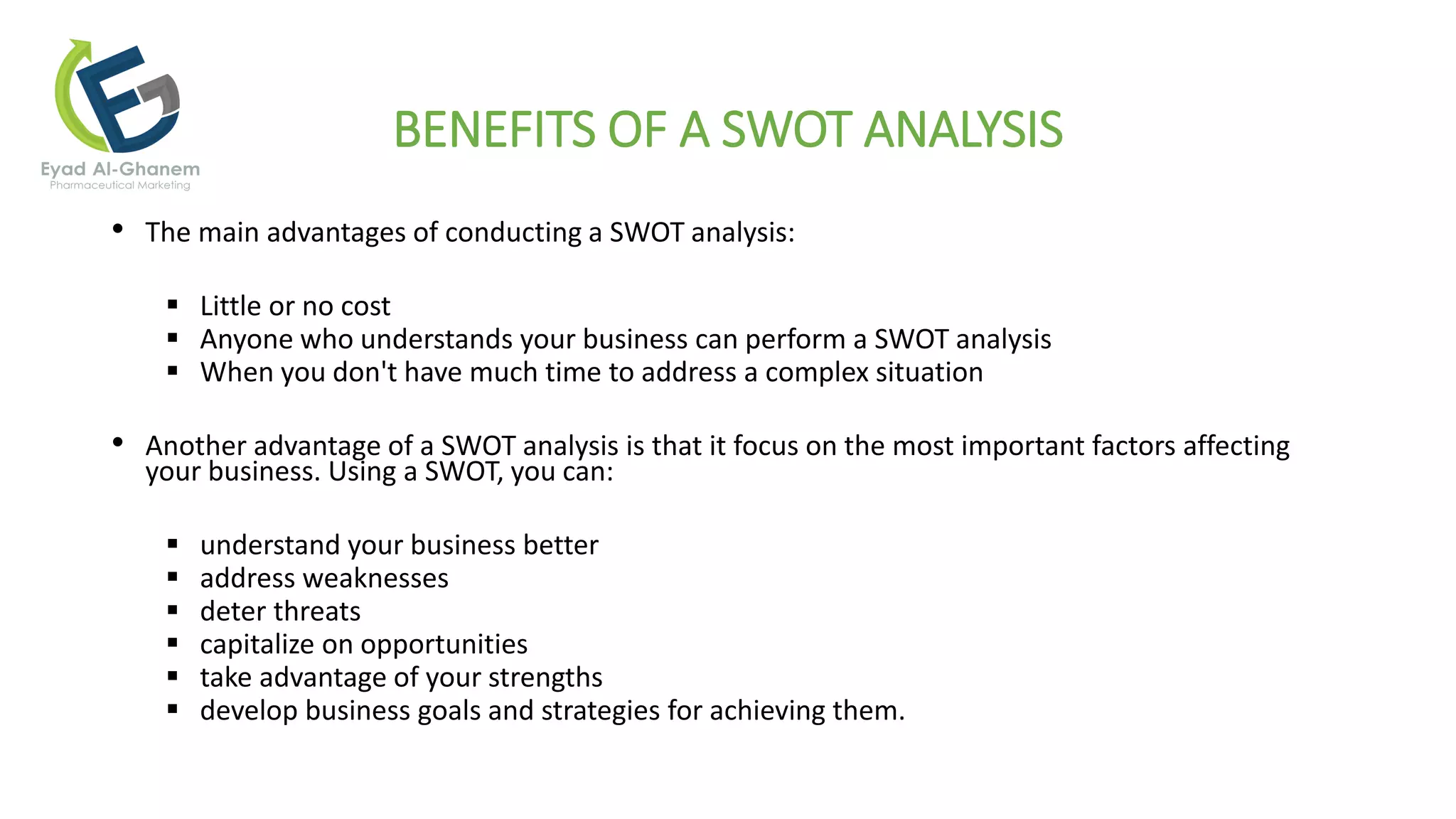 SWOT Analysis, BCG Matrix, GE Matrix , Business level strategies | PPTX ...