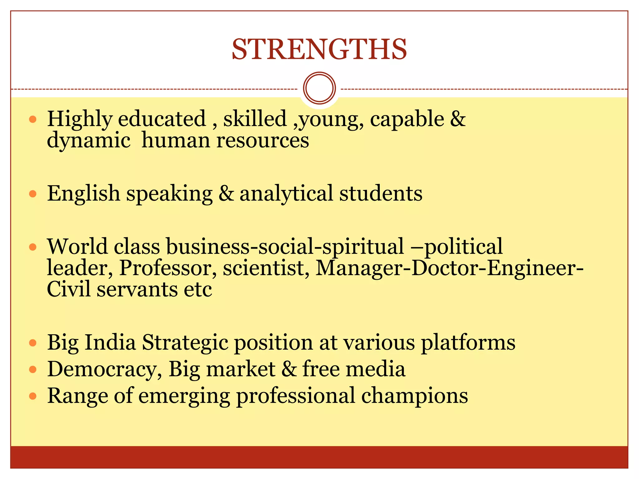 Union Bank Of India Swot Analysis Swot analysis for india | PPT