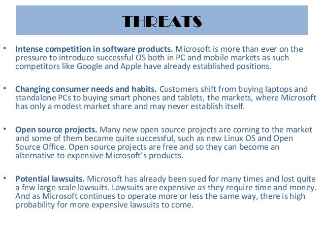 microsoft swot analysis