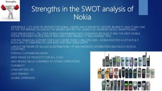 Meta Analysis Nokia Swot analysis of nokia | PPTX