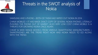 Meta Analysis Nokia Swot analysis of nokia | PPTX