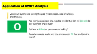 PowerPoint Lecture on SWOT Analysis for Business | PPTX