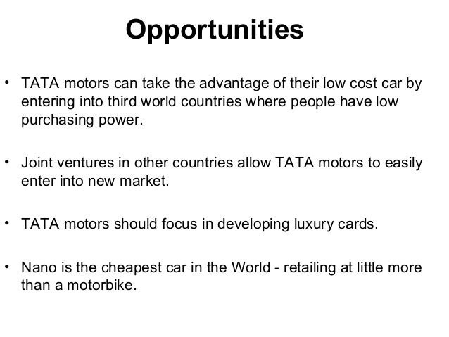 swot analysis of tata power Tata motors porters five model and pest sector analysis case buyer have the high bargaining power like tata which have its own steel plants. swot analysis of tata power Tata motors porters five model and pest sector analysis case buyer have the high bargaining power like tata which have its own steel plants.