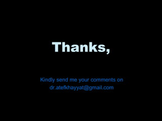 Thanks, Kindly send me your comments on [email_address] 