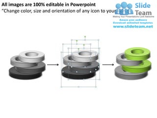 All images are 100% editable in Powerpoint
“Change color, size and orientation of any icon to your liking”
 